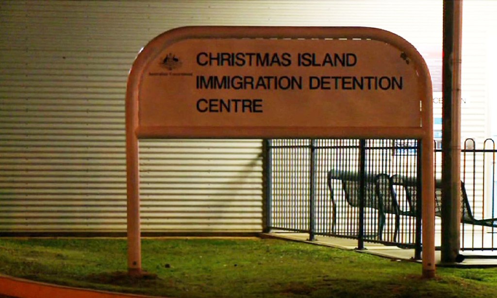 Thumbnail for Riot police restoring order on Christmas Island