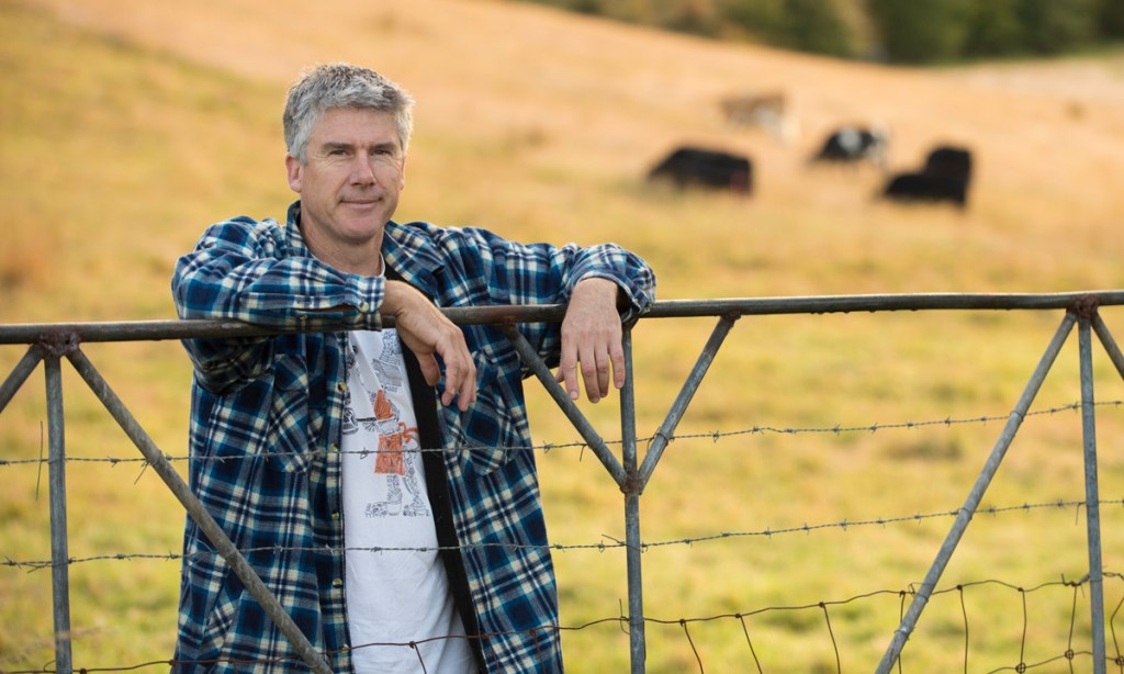 Matthew Evans on Fat Pig Farm. Photo: supplied