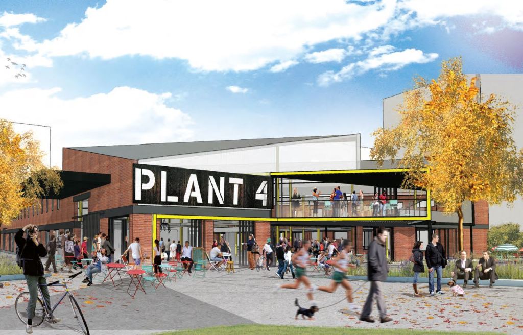 Contracts have been awarded to help create Bowden's "Plant 4" retail precinct.