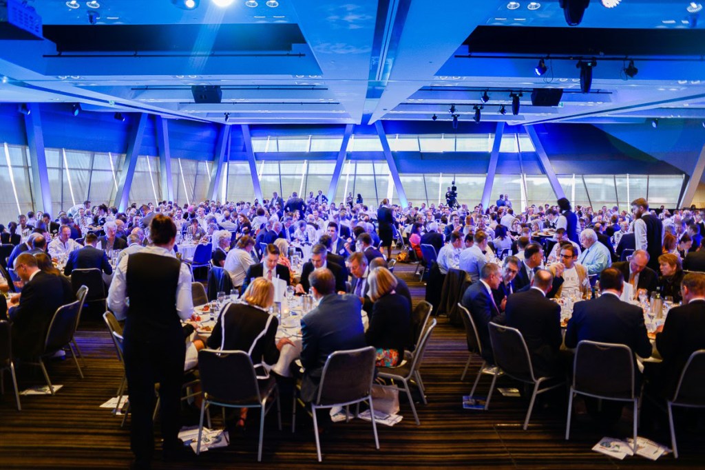 The cream of SA business at last week's SA Business Index lunch, hosted by InDaily. New data suggests most SMEs have exported in the past two years.