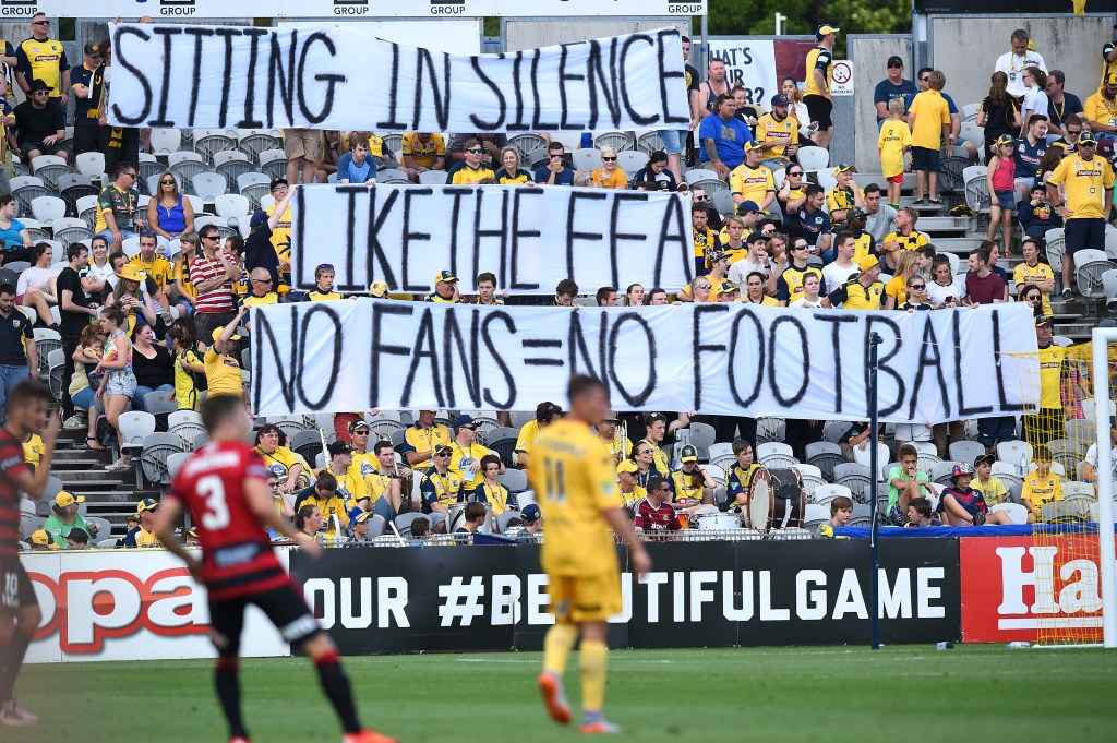 Thumbnail for A-League crisis deepens as Adelaide fans resolve to walk out