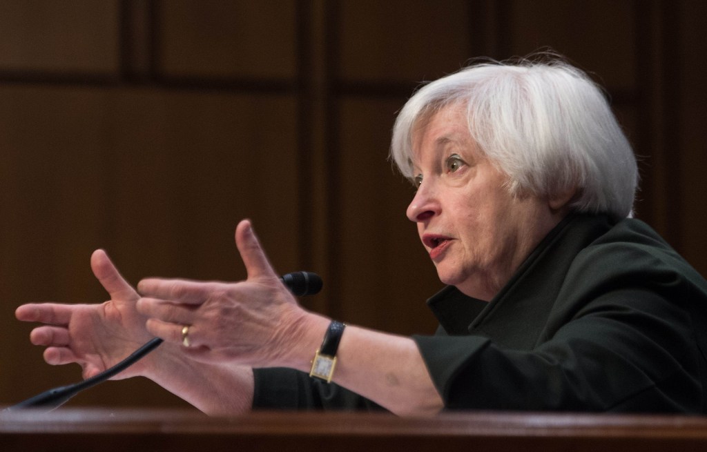 Chair of the US Federal Reserve Janet Yellen. AFP PHOTO/NICHOLAS KAMM