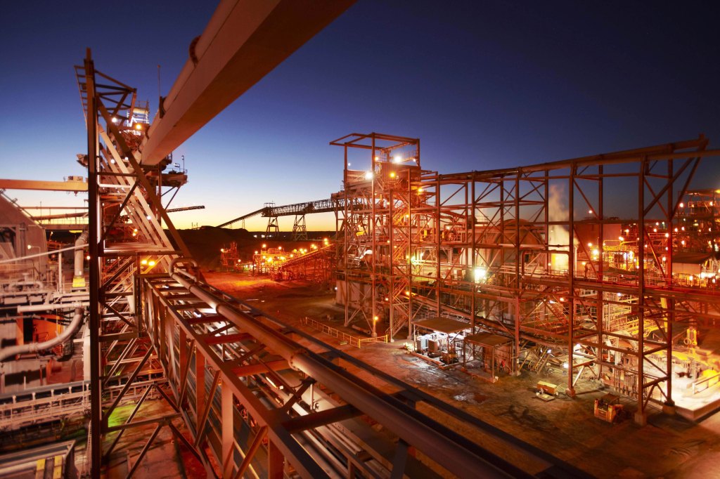 The Olympic Dam expansion involves a staged increase in copper production from 200,000 to 350,000 tonnes per annum.