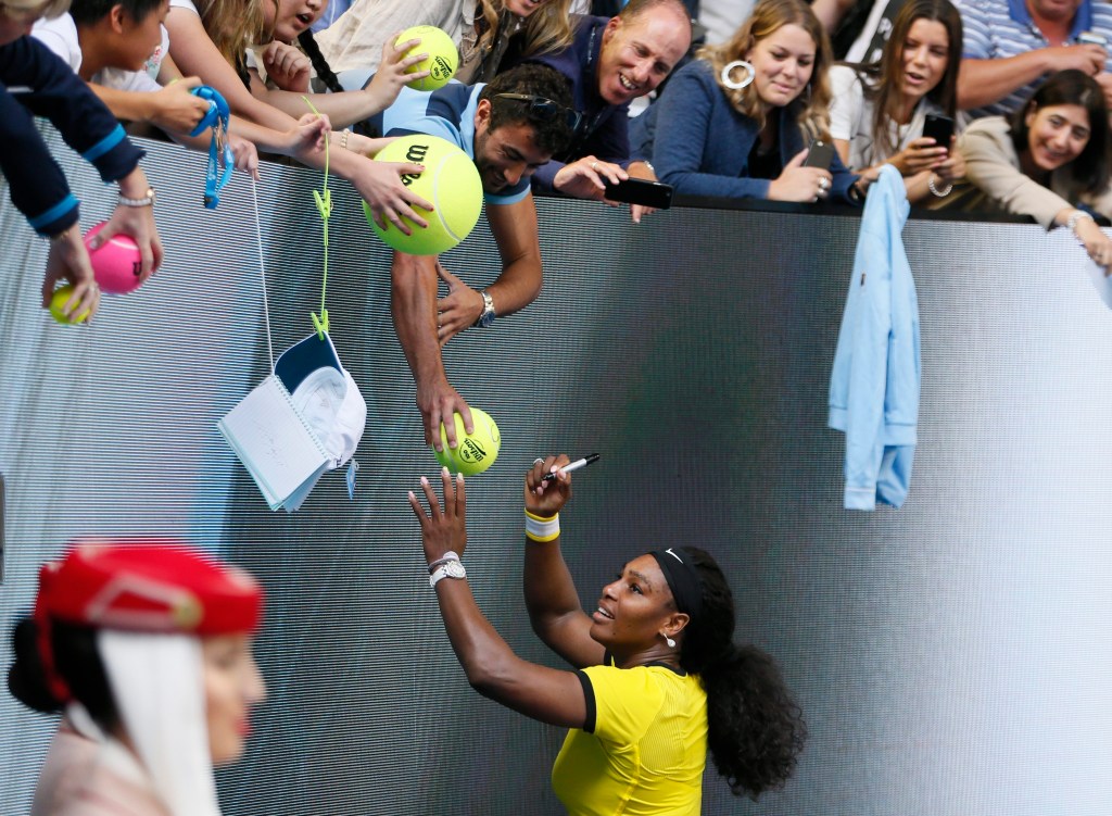Thumbnail for Serena swans through semi-final