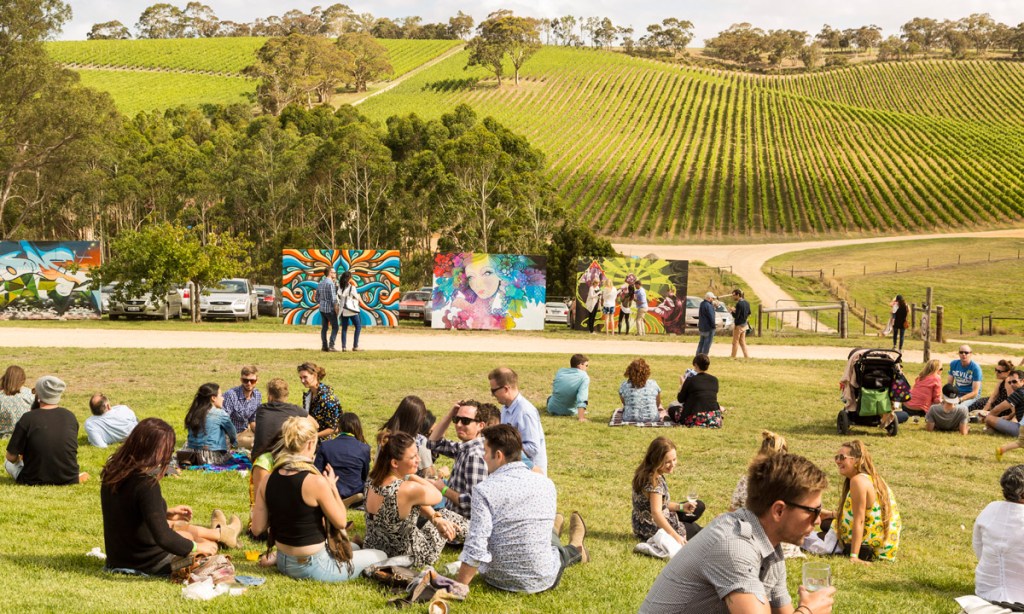Longview Vineyard's annual The Piece Project Crush Festival event.