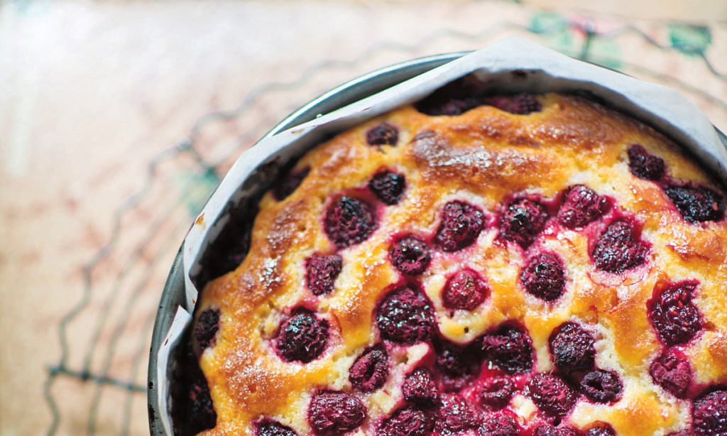 Thumbnail for Yoghurt & Raspberry Cake with Elderflower Syrup