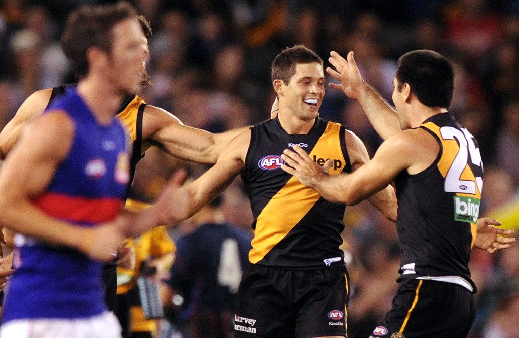 Chris Knights was a dangerous forward but lost three years to injury. Photo: Joe Castro, AAP.