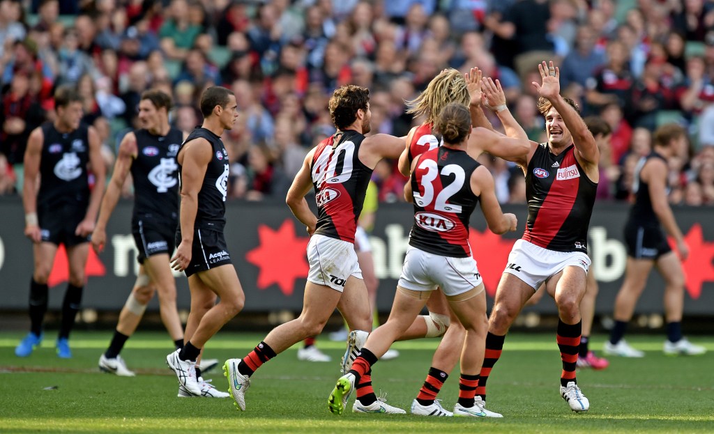 David Parkin believes Essendon will fare better than Carlton this year - even without half its squad, including Jobe Watson and Dyson Heppell. Photo: Joe Castro, AAP.