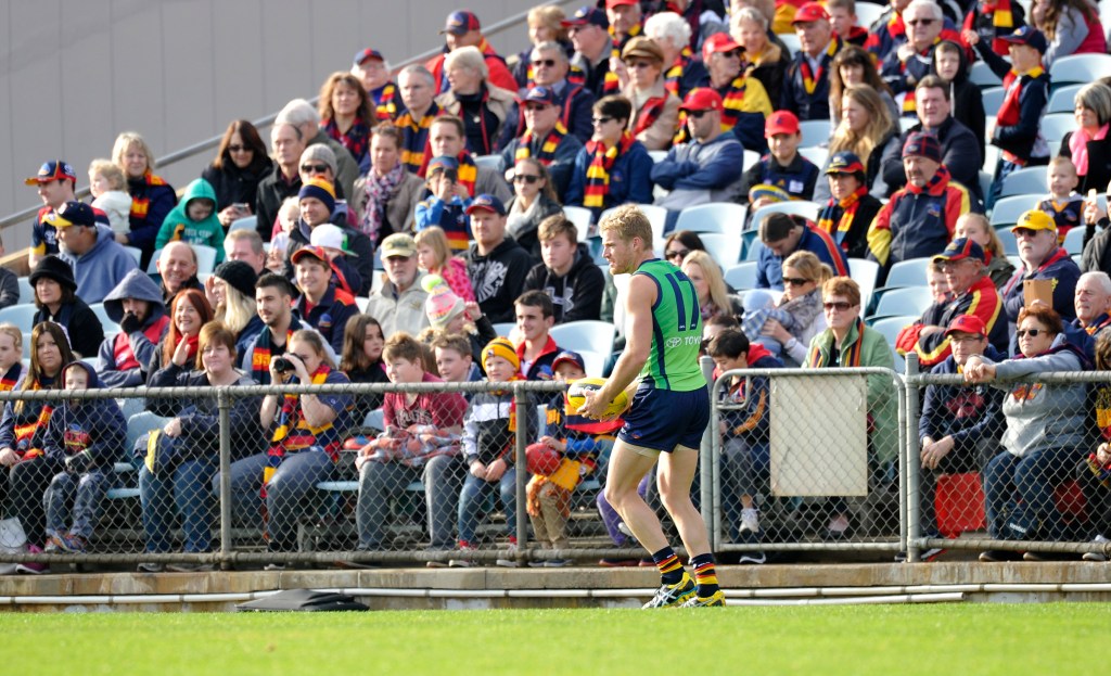 FAN FAVOURITE: Sam Kerridge was traded by the Crows after struggling with injury last season. Photo: David Mariuz, AAP.