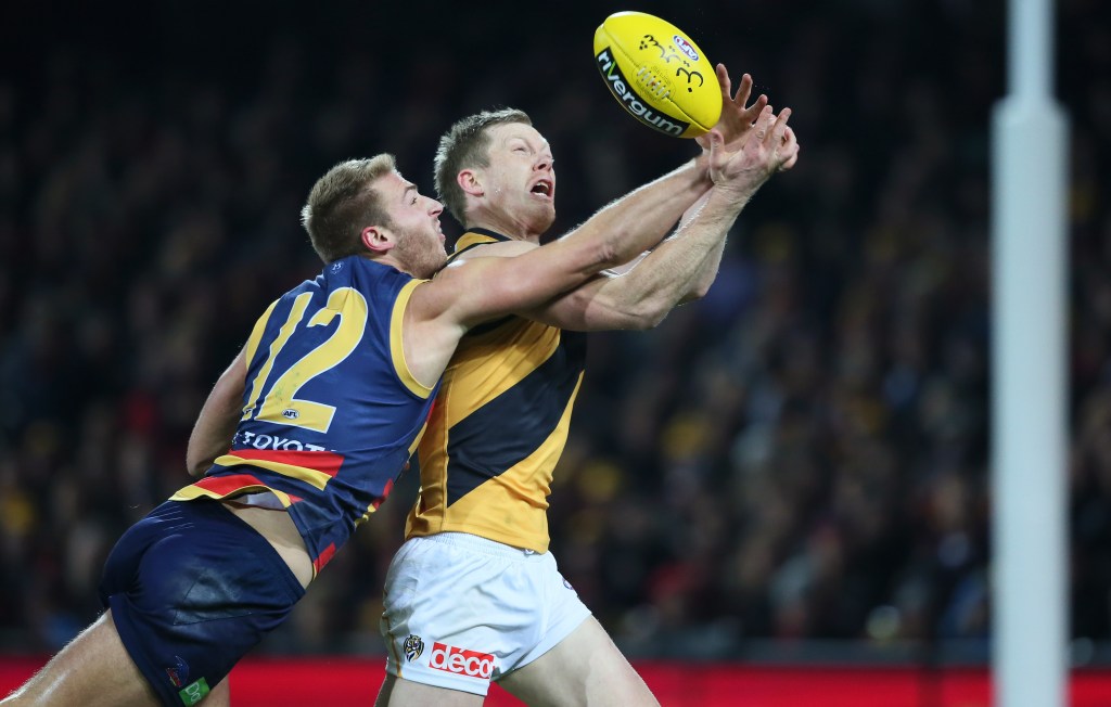Talia has nullified some of the competition's most feared forwards, among them Richmond's Jack Riewoldt. Photo: Ben Macmahon, AAP.
