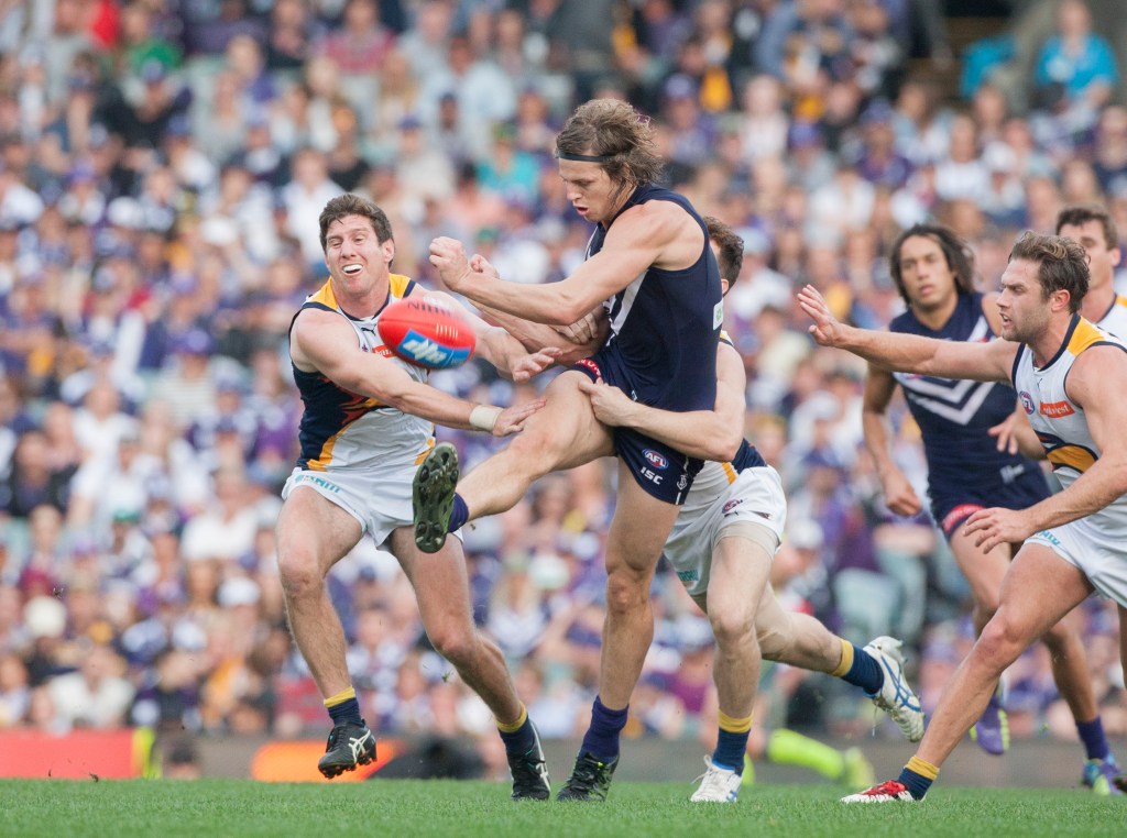 Fremantle and West Coast will both call the new stadium home. Photo: Tonly McDonough, AAP.