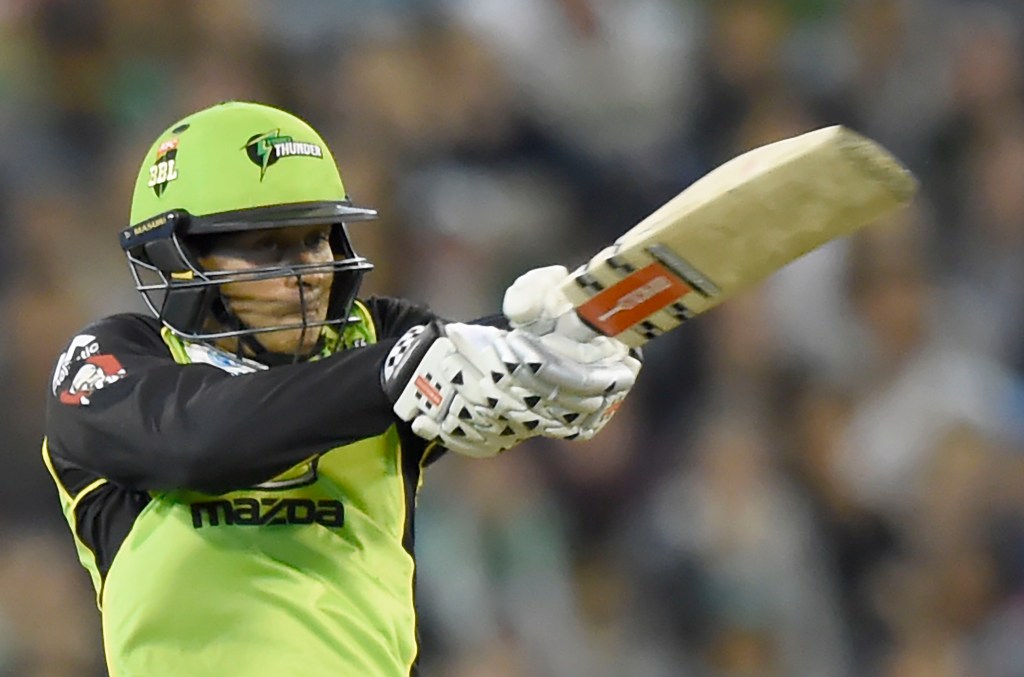 Khawaja starred for the Sydney Thunder during his BBL stint. Photo: Mal Fairclough, AAP.