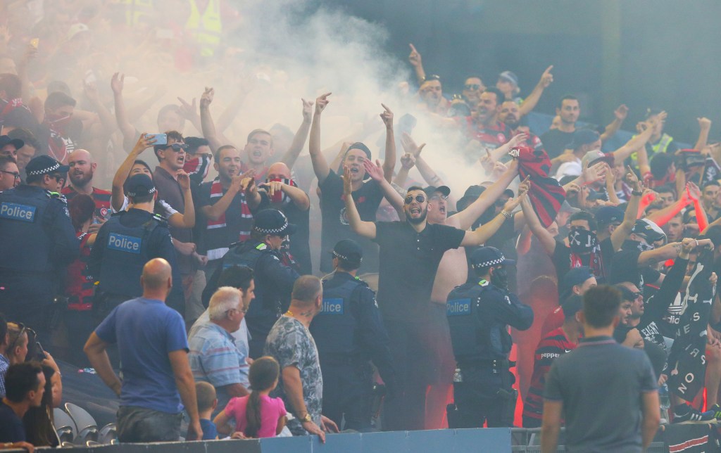 Thumbnail for Wanderers face fines, loss of points as A-League crowd behaviour flares up