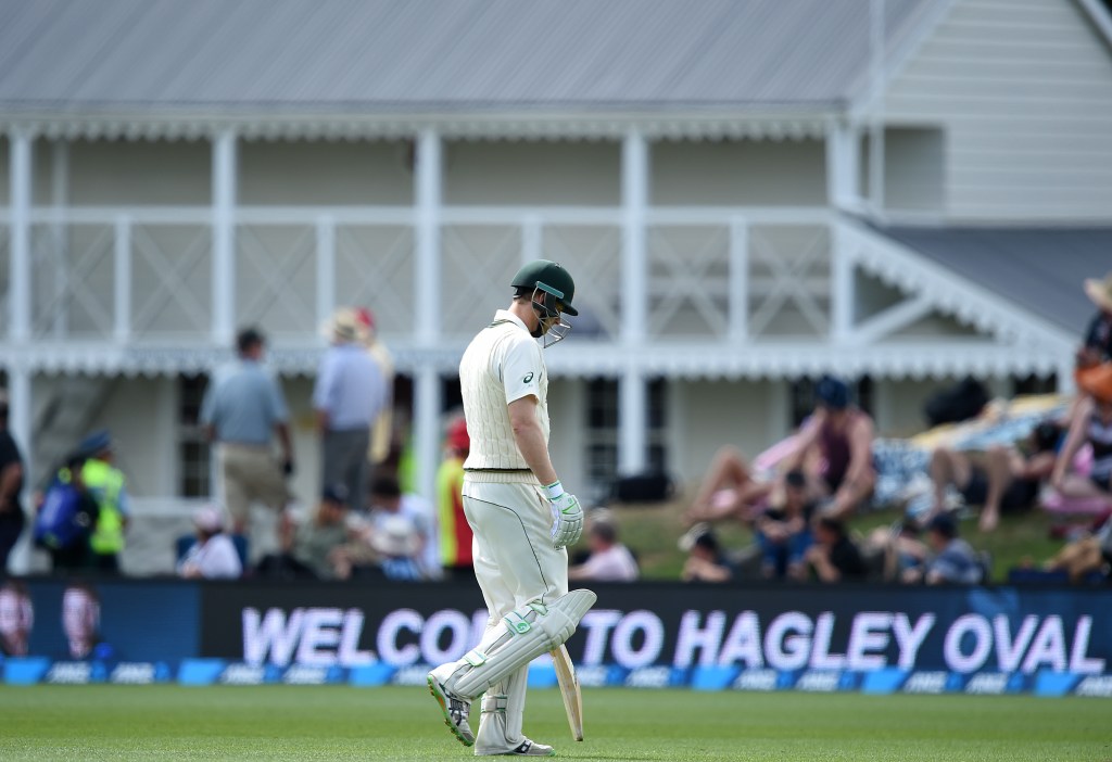 Adam Voges' dismissal for 60 dropped his average below 100 - to 'only' 94.78. Photo: Dave Hunt, AAP.