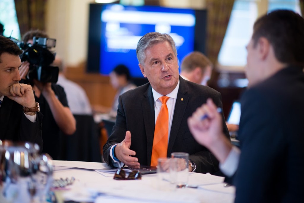 Royal Commissioner Kevin Scarce says has urged the establishment of a nuclear waste repository as soon as possible. Photo: Nat Rogers/InDaily