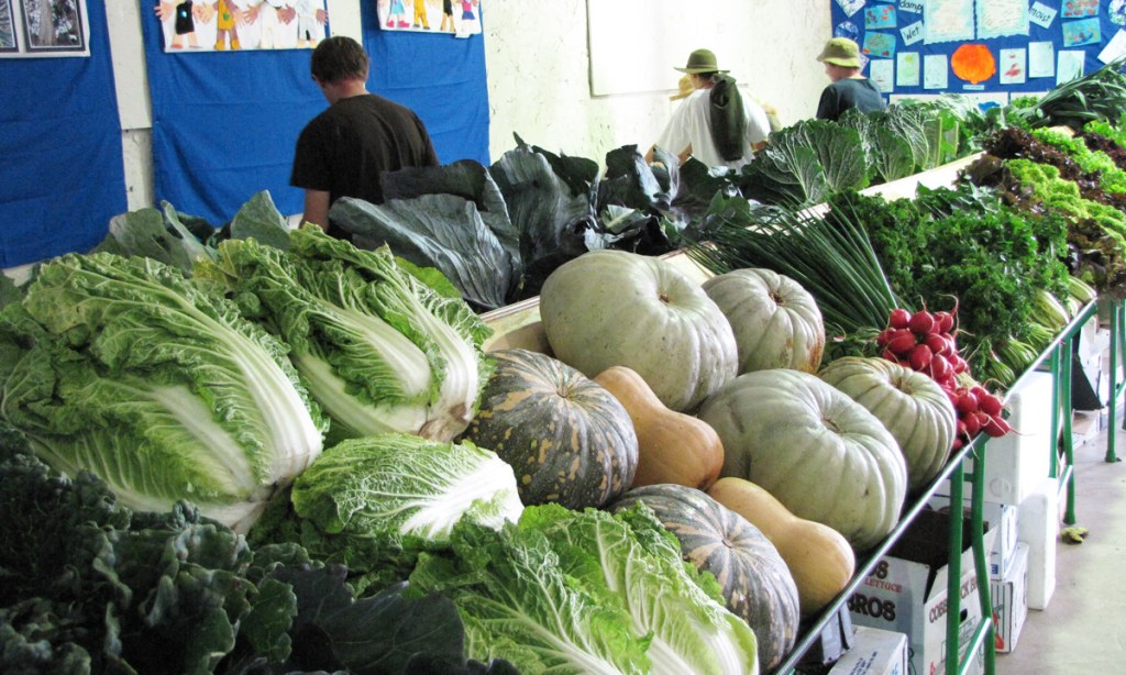 Uraidla & Summertown Show vegetable display. Photo: supplied