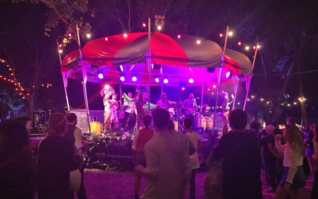 "City vibrancy": the opening night of the Garden of Unearthly Delights. Photo: Bension Siebert/InDaily