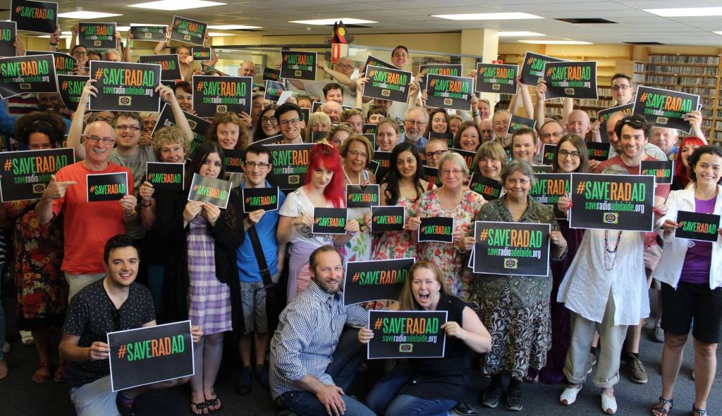 Radio Adelaide volunteers. Photo: Radio Adelaide Facebook.