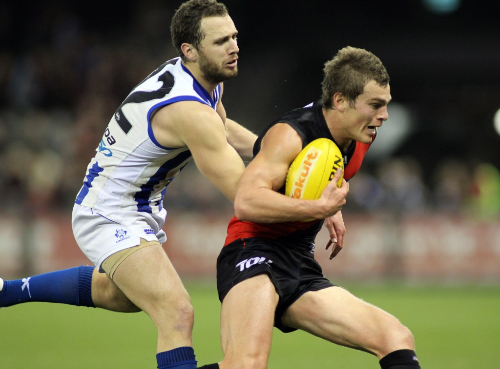 Brent Prismall in his playing days. Photo: David Crosling, AAP.