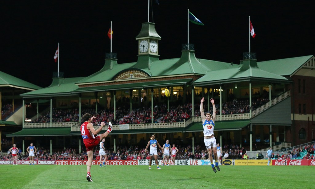 The Swans will play all their home and away games at the SCG from this season. Photo: David Moir, AAP.