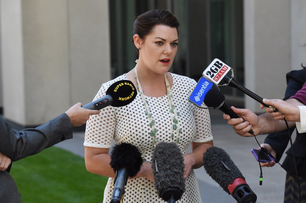 Thumbnail for Greens leader praises dumped Hanson-Young