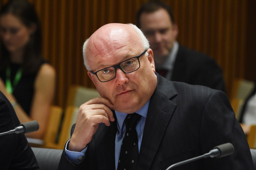 Federal Attorney-General George Brandis. Photo: AAP/Mick Tsikas