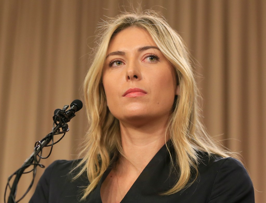 Maria Sharapova. Photo: Damian Dovarganes, AAP.