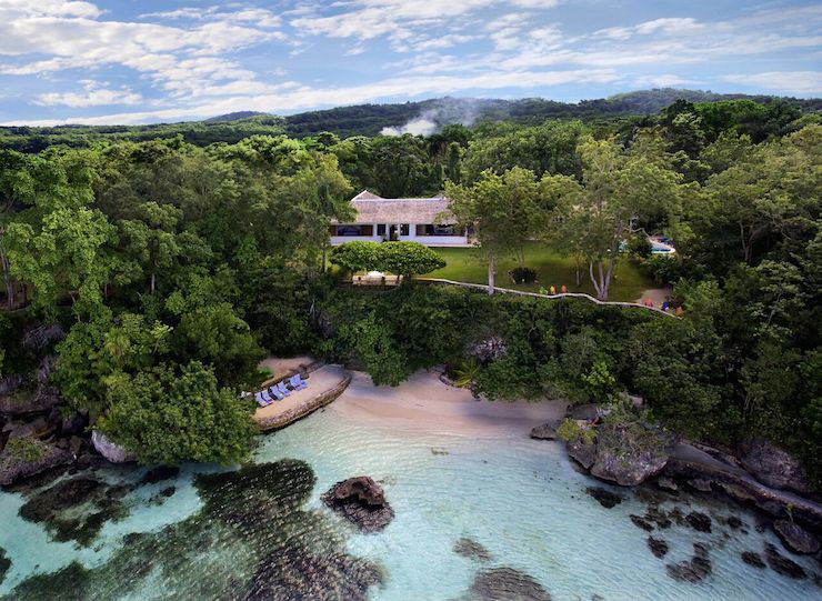 An view of Goldeneye from the water. Photo: Getty