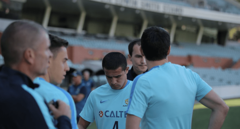 Thumbnail for Socceroos unfazed by late arrivals for Adelaide showcase