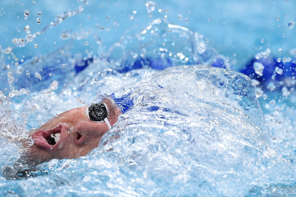 Grant Hackett will return to the pool in Adelaide this week. Photo: Paul Miller, AAP.