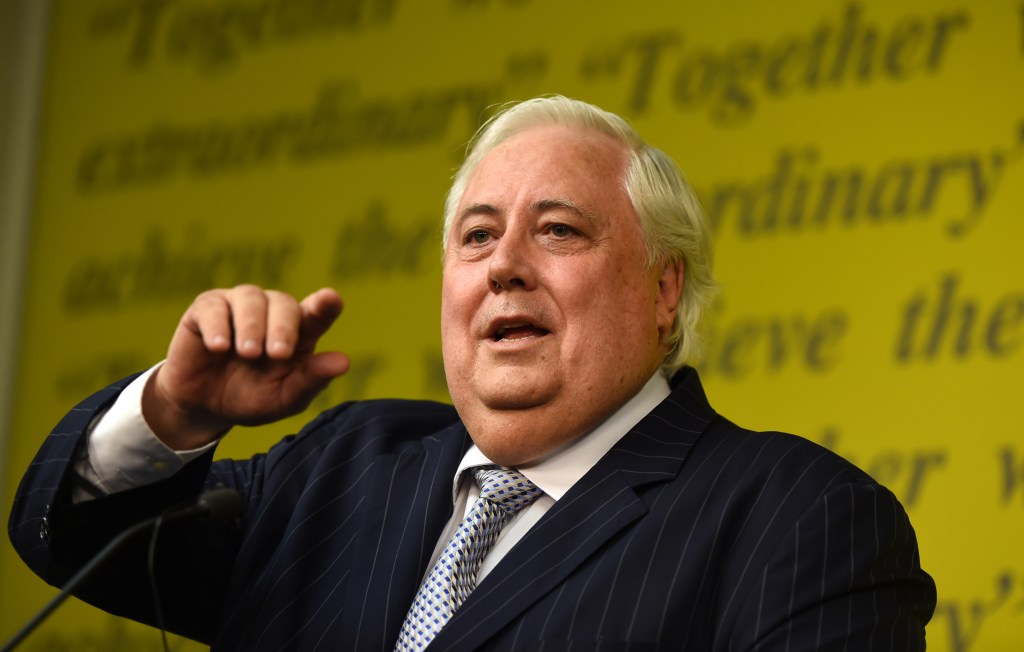 Thumbnail for Clive Palmer takes parting shot as he retires from politics