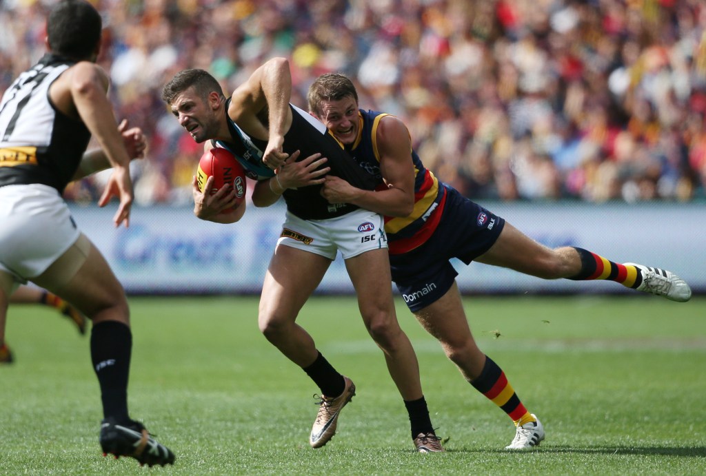 Thumbnail for Dangerfield’s loss has taken Crows to “next level”: Sauce