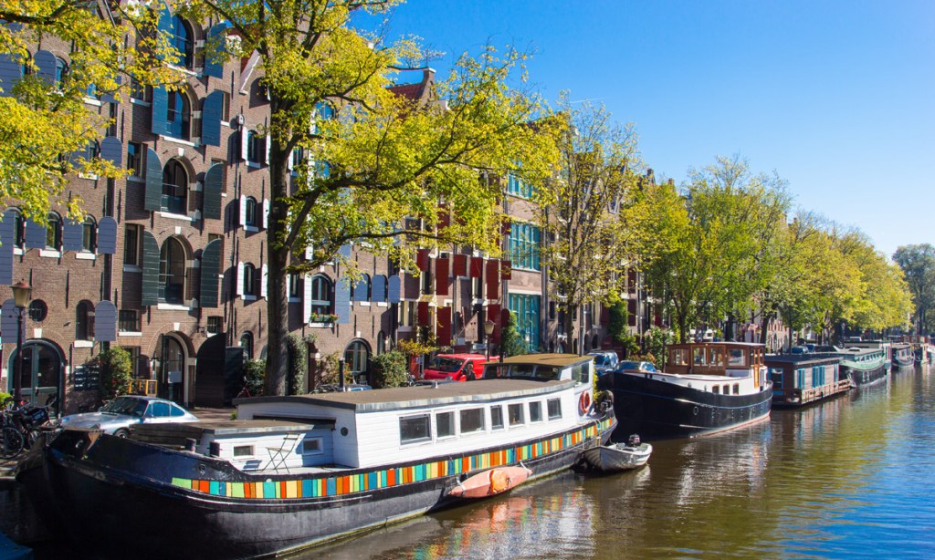 Amsterdam's canals offer a different perspective on the city. Photo: Amanda McInerney
