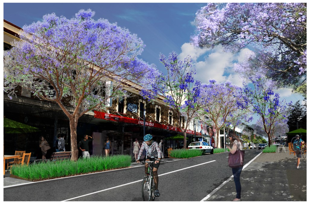An Adelaide City Council visualisation of the stage 2 upgrades.