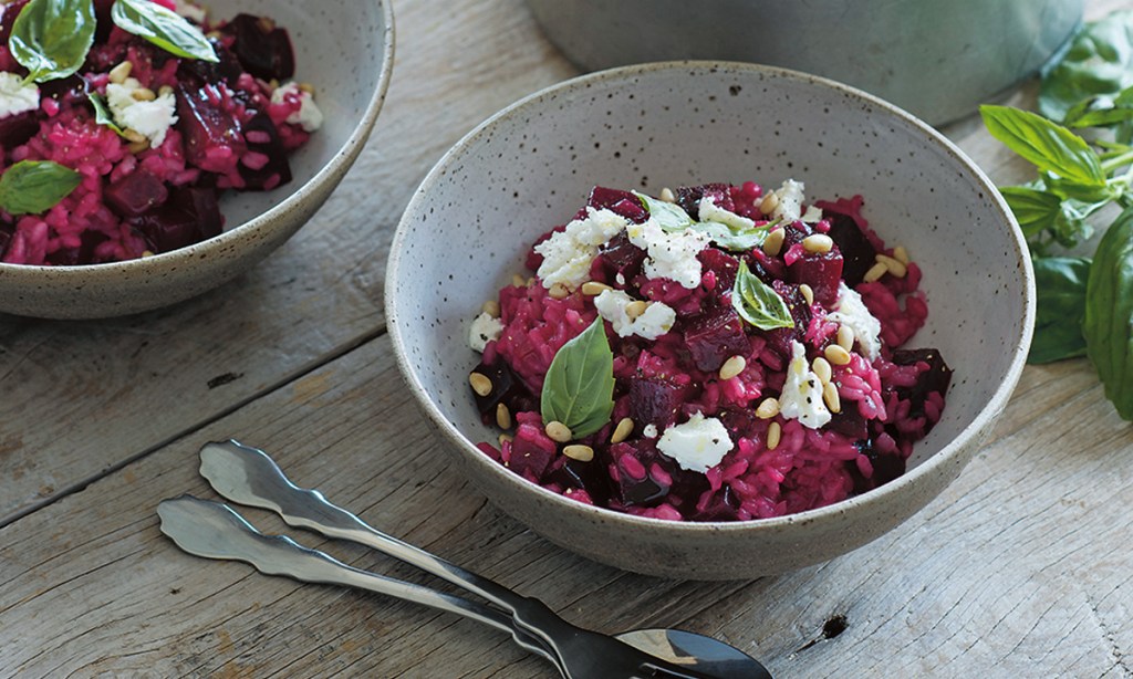Thumbnail for Beetroot and Goat’s Cheese Risotto with Fennel and Orange Salad