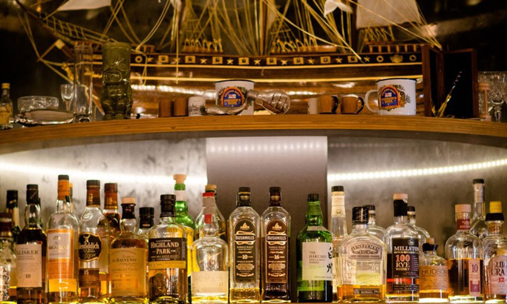 Thumbnail for Top-shelf drinks within reach
