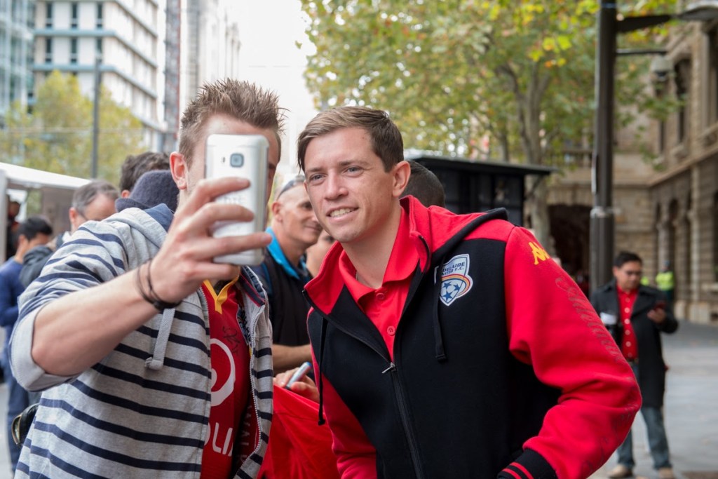 Socceroos-bound: Craig Goodwin. Photo: Nat Rogers, InDaily.