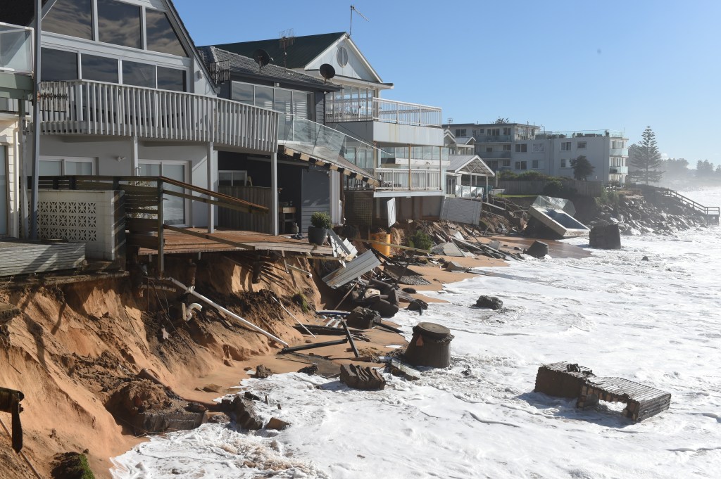 Thumbnail for Teetering homes face another king tide