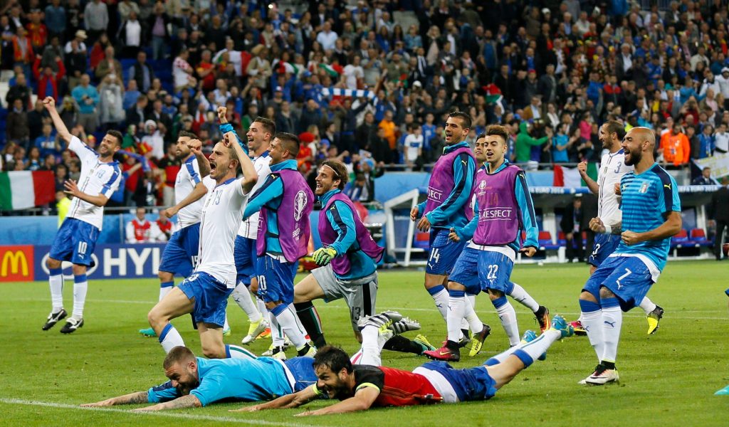 Thumbnail for Italy stamp authority on Euro 2016