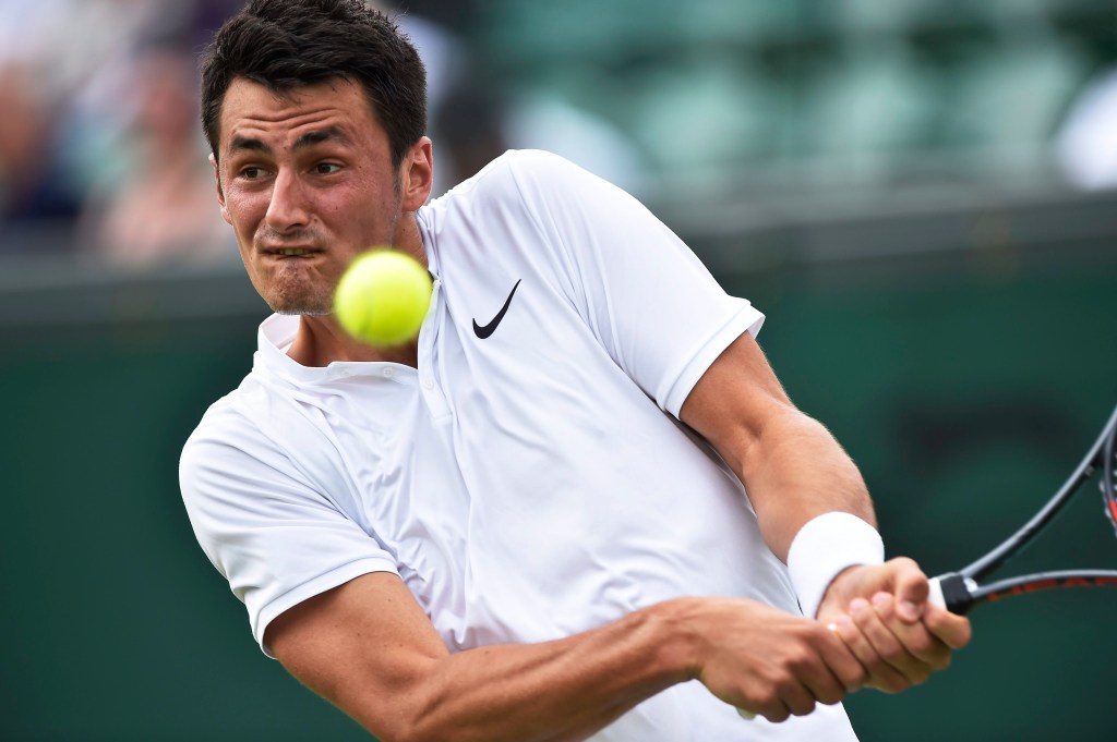 Thumbnail for Kyrgios advances as divine intervention halts Tomic