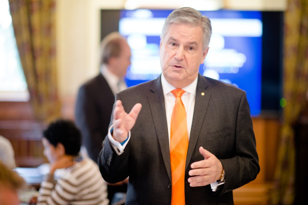 Former Governor and avowed Republican Kevin Scarce. Photo: Nat Rogers / InDaily.