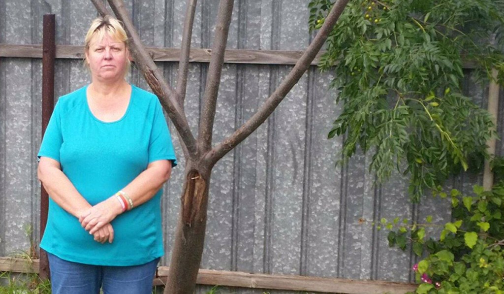 Donna Pennington's back was injured at work in 2013. Image: supplied.