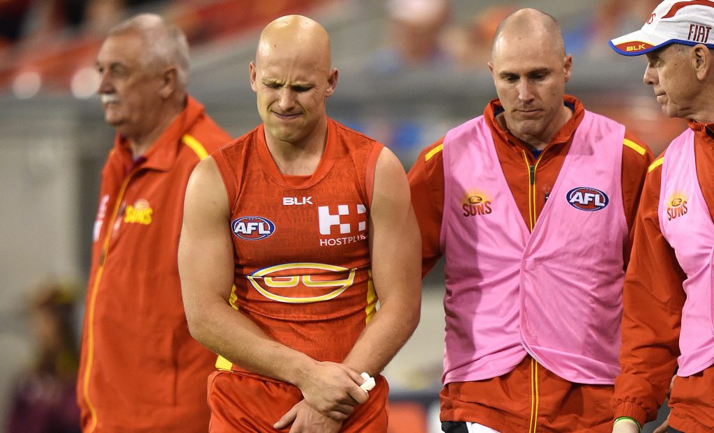 Thumbnail for Double trouble for Suns: Ablett, Rischitelli ruled out for season