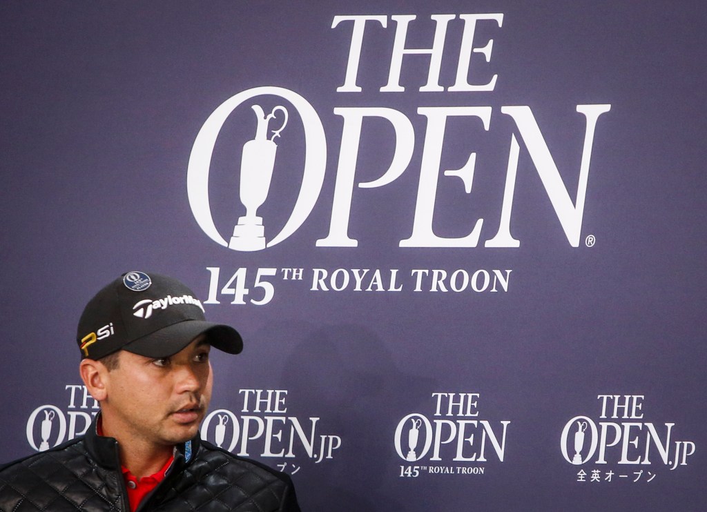 Australia's Jason Day faces the press yesterday at Royal Troon Golf Club, South Ayrshire. Photo: Danny Lawson, PA Wire. 