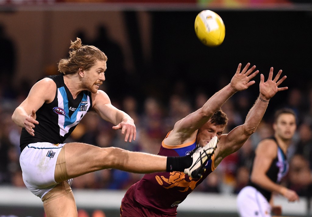 Aaron Young has had a breakout year for the Power. Photo: Dan Peled, AAP.