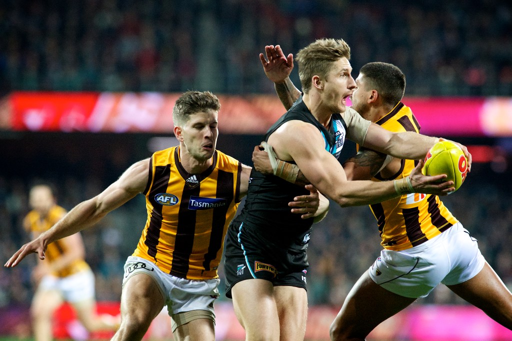Thumbnail for Never say never, but Hawks put finals further from Port’s grasp