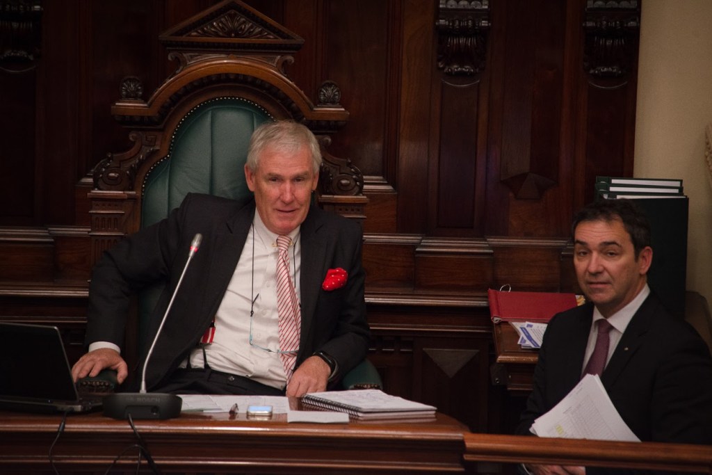 Speaker Michael Atkinson used his casting vote to defeat the euthanasia bill. Photo: Nat Rogers, InDaily.