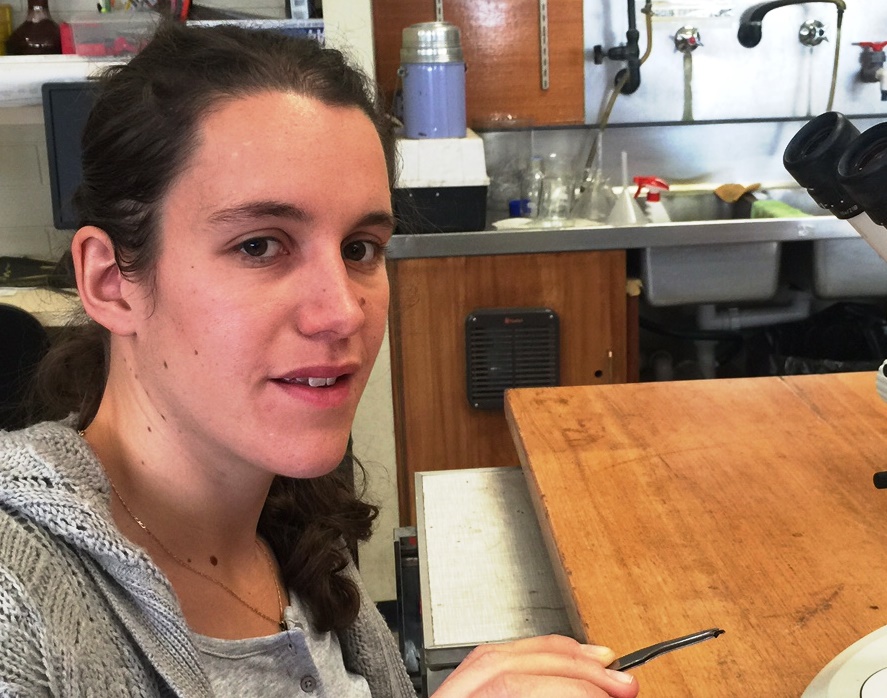 Flinders University researcher Rebecca Dew from Flinders School of Biological Sciences.