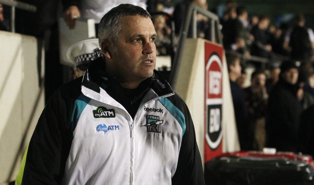 Former Port mentor Mark Williams could be looking for a new role. Photo: Ben McMahon / AAP