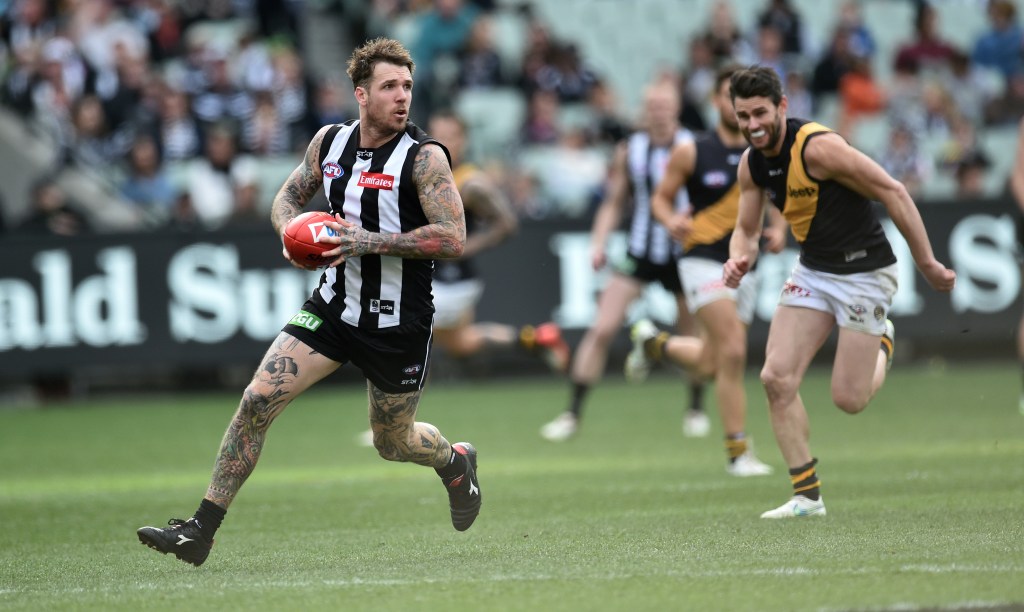 Collingwood Brownlow medallist Dane Swan is expect to announce his retirement today. Photo: Julian Smith / AAP
